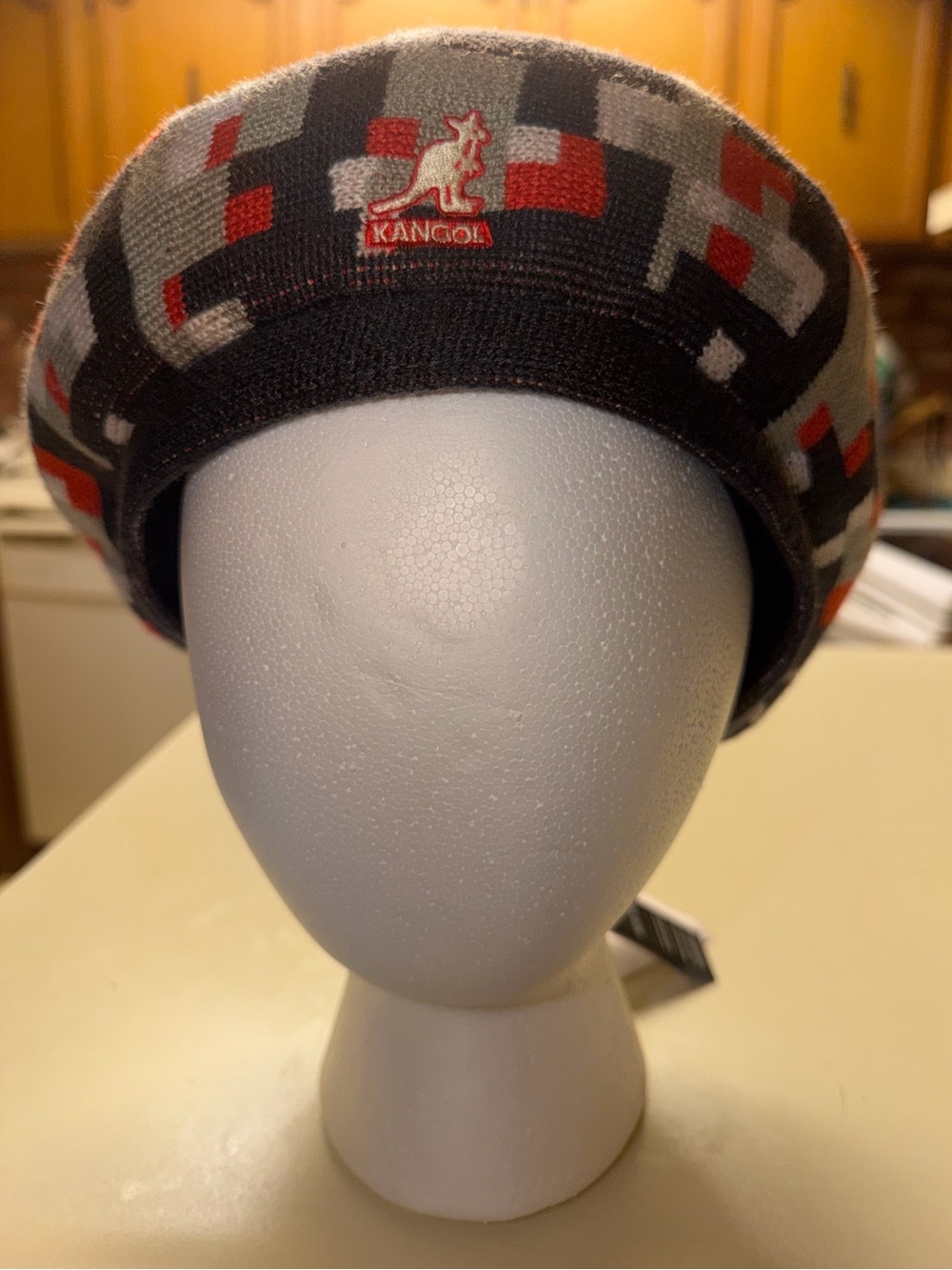 Kangol Pixelated Plaid Beret